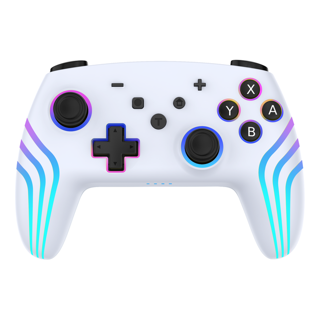 Wireless Controller With Dual Motor and RGB Light for Nintendo Switch