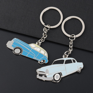 Cá nhân kẽm hợp kim cứng men lưu niệm móc chìa khóa xe logo kim loại vòng chìa khóa móc khóa - Product Image 6