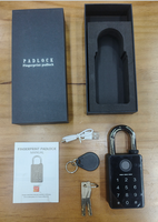 Serrure de porte intelligente en alliage de zinc étanche IP65 avec application Tuya, biométrique, empreinte digitale, sécurité renforcée pour verre/aluminium/acier