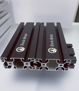 Chất lượng cao 6000 loạt 4080 Hợp kim nhôm hồ sơ đùn phẳng lỗ lớn cho dây chuyền sản xuất khung máy CNC - Product Image 5