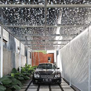 Kit de carport double moderne préfabriqué, à assembler par vis sans soudure, montage rapide, abri modulaire, cadre en aluminium étanche, DIY résidentiel - Product Image 2