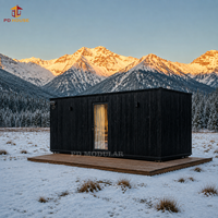 Maison préfabriquée moderne en verre, cabane modulaire pour Airbnb, location de vacances, station balnéaire, lodge de luxe, design personnalisé