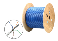 Câble LAN Cat 5e Cat 6 personnalisé boîte de 305m câble réseau UTP/FTP/SFTP câble Ethernet Cat6 blindé en cuivre pur