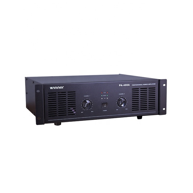 Professional 2-Channel Karaoke Amplifier ODM/OEM Support Post-stage PA Power Amplifiers with Metal Shell