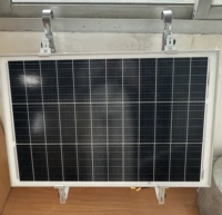 Structure de trépied en aluminium pour panneaux solaires sur toit plat et balcon, système de montage triangulaire réglable