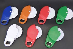 Cortador de Pizza Promocional Personalizado Multifuncional de Plástico con Abrebotellas en Diferentes Colores - Product Image 3