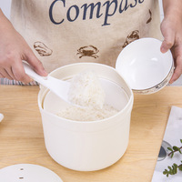 Mini cuiseur à riz en plastique spécial, four à micro-ondes, chauffage multi-énergie cinétique, boîte à riz vapeur, boîte à lunch, conservation de la chaleur, 2,2 L