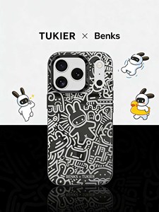เคสแม่เหล็กแบบ Snap-On รุ่น Benks x Tukier Matte ออกแบบมาสำหรับ iPhone 17 Series ป้องกันการกระแทก ลายการ์ตูนกราฟฟิตี - Product Image 3