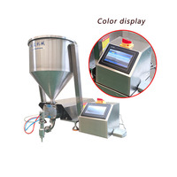 Pompe rotative semi-automatique à cotylédon Machine de remplissage pour couverture de beurre d'arachide pommade crème confiture