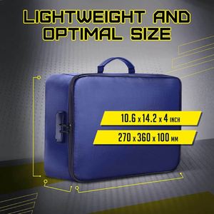 Bolsa Ignífuga para Documentos OEM con Cerradura, Organizador de Dinero e Ignífugo, Impermeable, para Hogar, Oficina y Viajes - Product Image 6