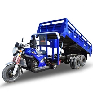 2026 Best-selling 350CC Nine-wheel Open Body Motorized Cargo Three-wheeler Dump Truck Motorcycle - Product Image 1