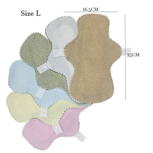 <span class=keywords><strong>Serviettes</strong></span> hygiéniques lavables en graphène antibactériennes en gros, 3 tailles, coton pur, respectueuses de la peau, anti-<span class=keywords><strong>fuites</strong></span>, réutilisables - Product Image 2