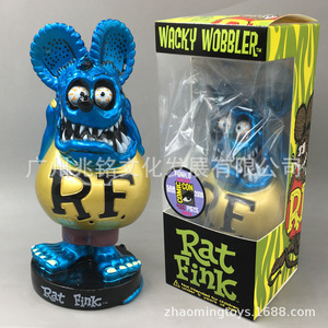 ตุ๊กตาหัวสั่นขนาด 17 ซม. สุดฮิต ของสะสม Crazy Mouse Culture <span class=keywords><strong>RAT</strong></span> <span class=keywords><strong>FINK</strong></span> ทำจากเรซิ่น เป็นมิตรกับสิ่งแวดล้อม เหมาะสำหรับตกแต่งบ้าน - Product Image 3