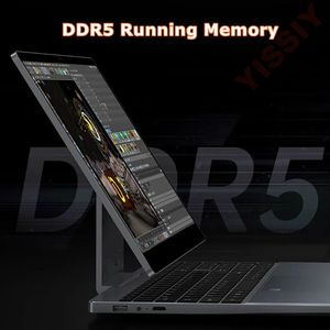 Nuevo Y156 2 en 1 Morphing Laptop Tablet 15,6 pulgadas Pantalla táctil Intel N95 12GB RAM RGB Teclado retroiluminado Notebook PC - Product Image 3