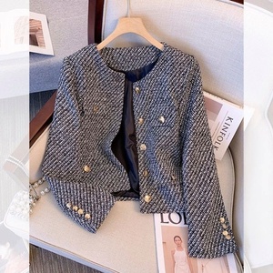 Blazer di Lusso Stile Francese Streetwear 2026 per Donna, Giacca in Tweed di Design, Collezione Primavera Autunno, Cappotto Elegante Ispirato - Product Image 2