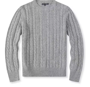 Maglione Pullover da Uomo di Lusso in Lana Morbida Lavorata a Maglia, Personalizzato all'Ingrosso con Logo Ricamato di Alta Qualità - Product Image 3