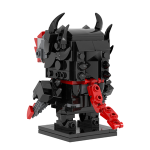 MOC7674 Chainsaw Devil 236 pièces Briques à tête carrée Modèle Anime Blocs de construction éducatifs à assembler Jouets cadeaux pour enfants - Product Image 3