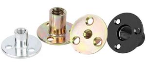 Trung Quốc Nhà Sản Xuất Nhà Máy Tiêu Chuẩn Bề Mặt Mịn Mạ Kẽm Tấm T Nut Vít Ba Lỗ Trắng Đen Vàng-Giá Thấp Các Loại Hạt - Product Image 2