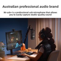 Microphone professionnel RODE NT-USB MINI pour ordinateurs portables, karaoké, voix off, streaming en direct, enregistrement sur téléphone portable