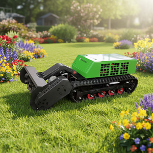 JINKE New Energy Tracked Remote Control <b>Brush</b> Cutter - Heavy Duty Slope Mower for Land Reclamation & <b>Vegetation</b> Management - Product Image 1