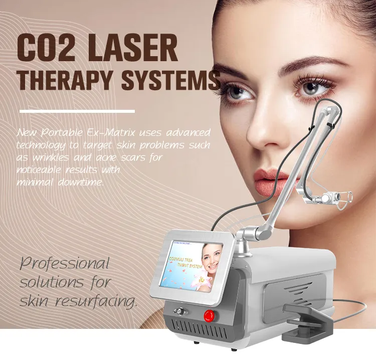 Équipement laser co2 fractionnaire portable de haute qualité dispositif laser fractionné co2 prix usine pour l'utilisation d'un spa de beauté