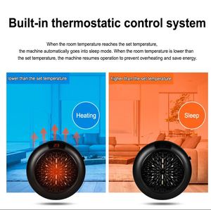 Venta caliente Mini hogar Oficina calentador eléctrico montado en la pared escritorio-Circular aire caliente PTC calefacción Reino Unido coche portátil regalos para el hogar - Product Image 6
