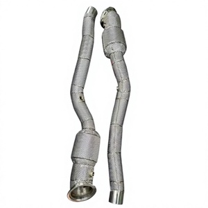 Tuyau d'échappement de haute qualité adapté à la Ferrari 812 GTS, collecteur d'échappement, collecteur de gaz, downpipe en acier inoxydable 275462 275463 - Product Image 2