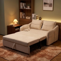 Klappbares Multifunktionales Schlafsofa, Ausziehbares Design, Ideal für Kleine Wohnungen, Wohnzimmer & Schlafzimmer