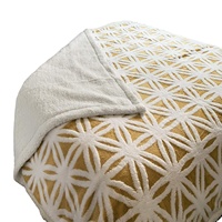 Couverture en microfibre Jacquard douce, en sherpa, en polaire peluche, pour lit, canapé, décoration de la maison