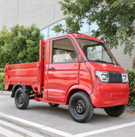 Véhicule utilitaire électrique robuste à 4 roues, mini-fourgonnette, tricycle cargo avec cabine, camionnette électrique pour usage en usine