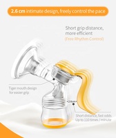 Pompe de sein manuelle, en Silicone, dooper sans BPA, de haute qualité