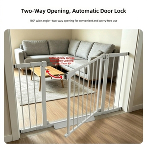 Puerta DE SEGURIDAD retráctil sin perforaciones para niños, escalera, cama interior y exterior, valla protectora, aislamiento de cama para inodoro de acero para bebés - Product Image 4