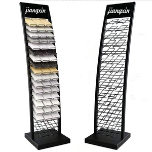 Présentoir métallique pour échantillons de carreaux de céramique grand format, personnalisable en couleur, pour échantillons de pierre, du fabricant - Product Image 3