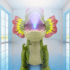 Juguete de dinosaurio eléctrico con luces, música, sonidos realistas para niños, juego de Jurassic World QX025 - Product Image 2