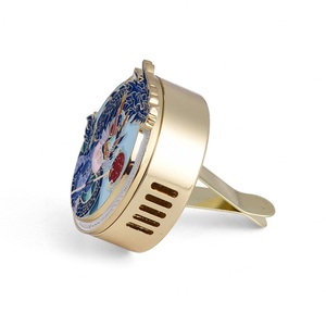 Ambientador Personalizado para Auto, Moderno y de Lujo, Aroma Metálico, Difusor de Perfume Sólido con Esmalte Suave y Fragancia - Product Image 3