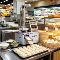 Machine à Baozi Automatique Multifonctionnelle pour Usage Commercial en Restaurant, 220V, Acier Inoxydable 304, Haute Capacité