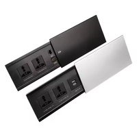 Chargeur coulissant multifonctionnel, prise de bureau, câble d'alimentation, design domestique, accessoires de bureau