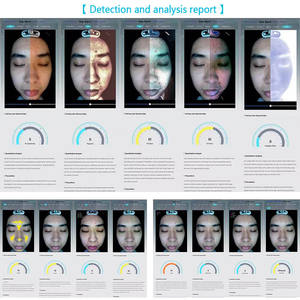 Machine Visia de diagnostic de la santé cutanée par détection 3D, modèle 2025, la plus vendue, pour l'analyse du visage, 13,3 pouces et 21 pouces - Product Image 4