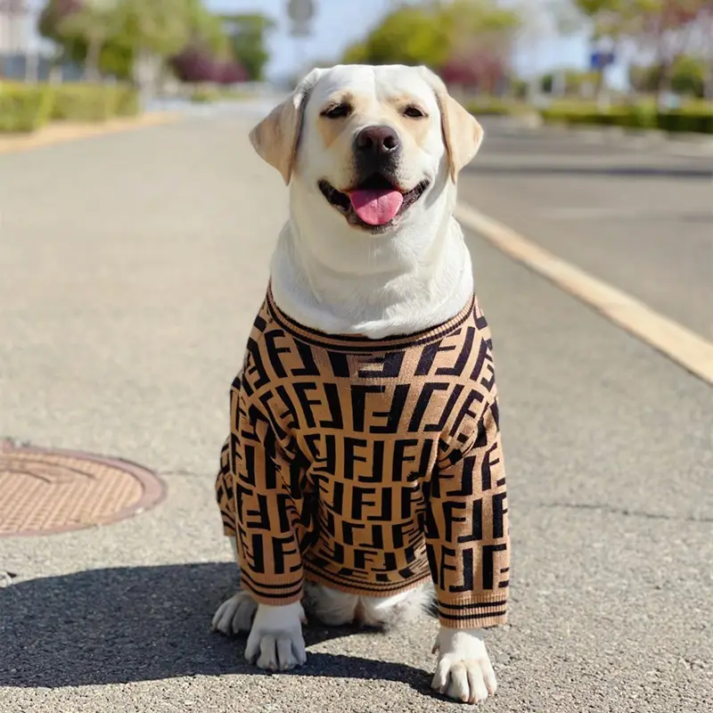 Joymay Fashion Luxury Dog Wool Sweater Pet Clothes Teddy Bomei Xs Designer Dog Sweater Warm Dog Cardigan Apparel