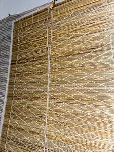 Stores en bambou tissé sur mesure, filtrant la lumière naturelle, pour maison, hôtel, restaurant, sans système de tirage - Product Image 6