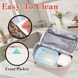 Custom Logo High Quality Waterproof Large Capacity Insulated <b>Lunchbag</b> Lunch Cooler Bag for Women Work - Product Image 4