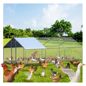 Cage mobile d'extérieur pour poulailler en <span class=keywords><strong>acier</strong></span> galvanisé pour canards et poulets - Product Image 2