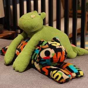 Vente en gros de peluche Cartoon Big Large 100 CM Grenouille Jouet Poupée Oreiller de couchage pour enfants Adultes Cadeaux - Product Image 6