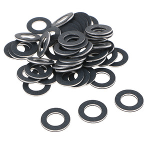 Aluminum Drain Plug Gasket 90430-12031 For Toyota Corolla Camry <b>Vios</b> Crown Engine Repair Replacement - Product Image 2