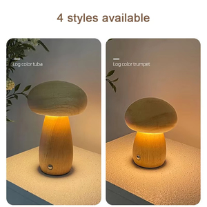 Wholesale Cute Mushroom Bedside Table with Touch Switch Room Decoration High-<b>level</b> Environmental Decorative <b>Small</b> Items - Product Image 4