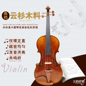 Violín CHENTUO CT3.0 4/4 para Estudiantes Principiantes, Tapa de Abeto Sólido, Laterales de Arce, Diapasón de Ébano, Contrachapado de Fibra de Carbono, Hecho a Mano - Product Image 5