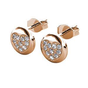 <span class=keywords><strong>Boucles</strong></span> <span class=keywords><strong>d</strong></span>'<span class=keywords><strong>oreilles</strong></span> classiques au design élégant pour femmes cristaux <span class=keywords><strong>Swarovski</strong></span> coupe ronde plaqué or 18 carats hypoallergénique idée cadeau <span class=keywords><strong>mariage</strong></span> - Product Image 2