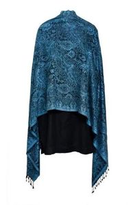 Elegant Ethnic Party Wear Viscose Weaved Stole Long Women's Fashion <b>Shawl</b> Soft Feel Winter Breathable Evening Gatherings Formal - Product Image 2