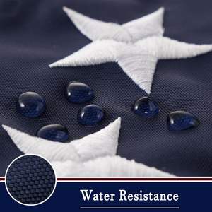 Bandeira americana 2x3 Ft exterior Tearproof EUA bandeiras estrelas bordadas em todo o tempo para alto vento resistente costurado listras - Product Image 4