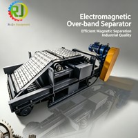 Ruijie RCDD-08 Pemisah Elektromagnetik Over-band 3 kW Peralatan Pemisahan Magnetik untuk Daur Ulang Logam